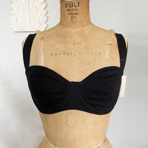 SKIMS 32D NWT Cotton Unlined Balconette Bra